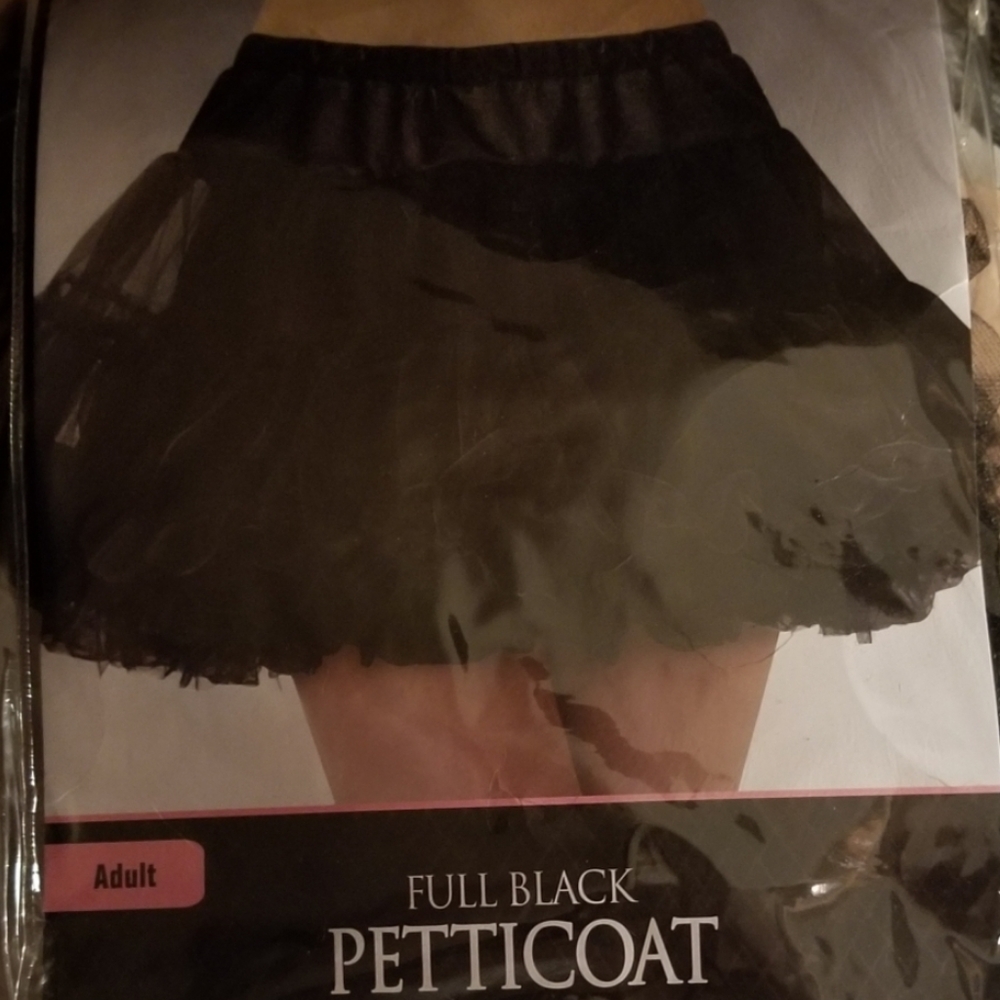 Full Black Petticoat